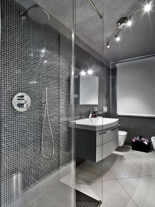 LED Lighting Enhancing Shower Ambiance